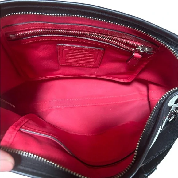 Coach Signature with Stripe shoulder / crossbody bag - Picture 12 of 14